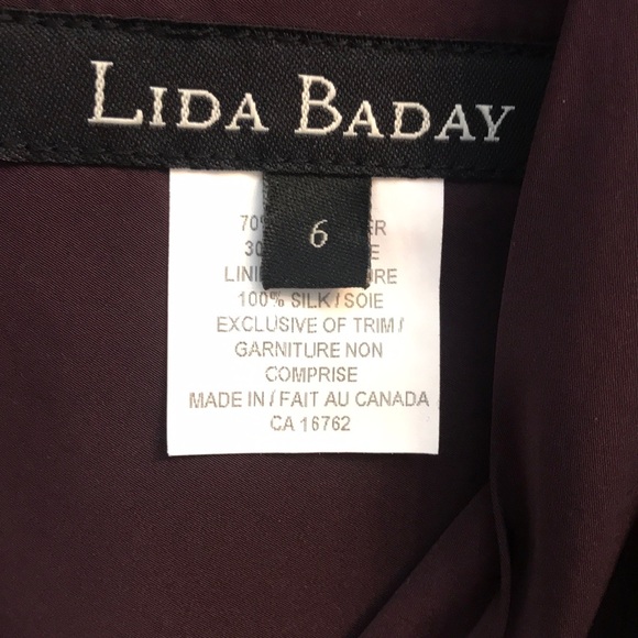 Lida baday plum cocktail dress - Picture 5 of 6